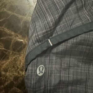 Lululemon Plaid Gray Skirt